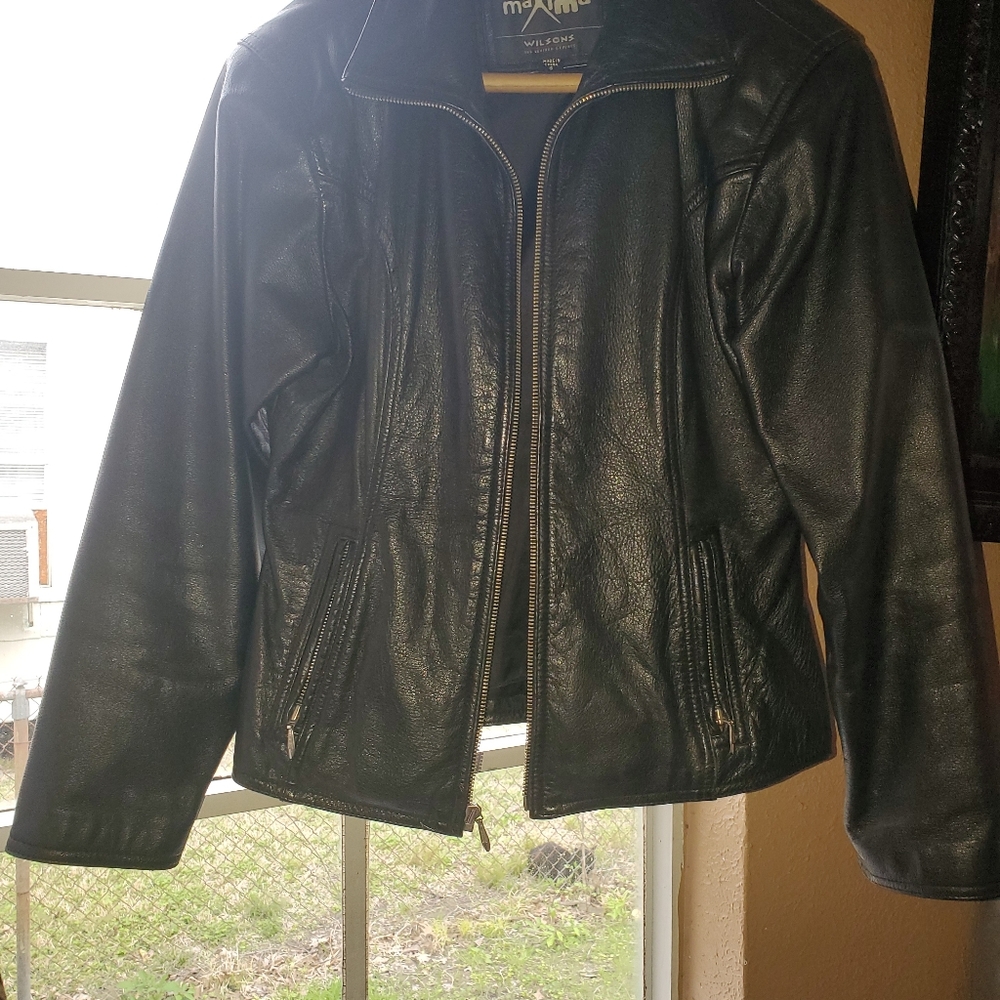 Wilson's Black Leather Jacket